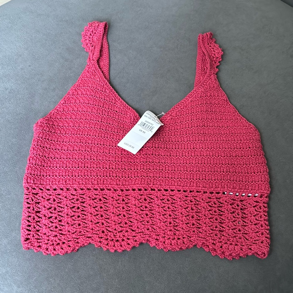 American Eagle Crochet Tank Top